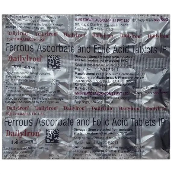 daily iron tablet 15's